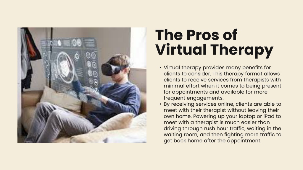 PPT - The Pros And Cons Of Virtual Therapy Vs. In-Person Therapy ...