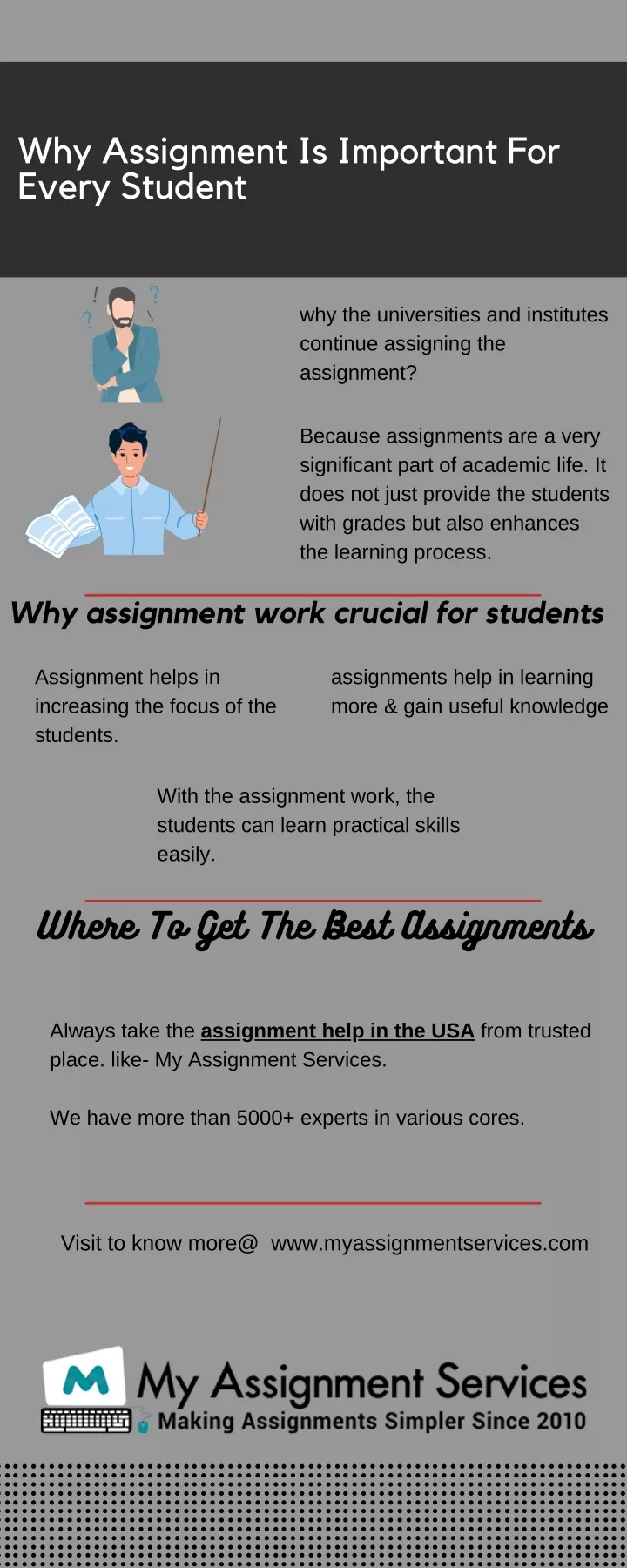 why is assignment important in school