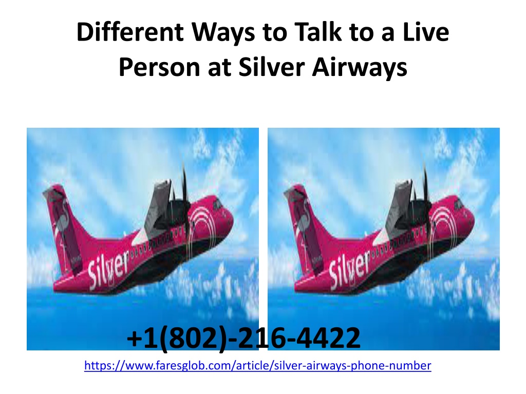 PPT How do I Talk to Live Person at Silver Airways PowerPoint