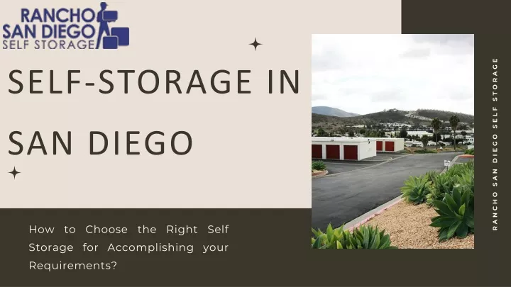 Ppt Self Storage In San Diego Rsd Storage Powerpoint Presentation Free Download Id 11345941