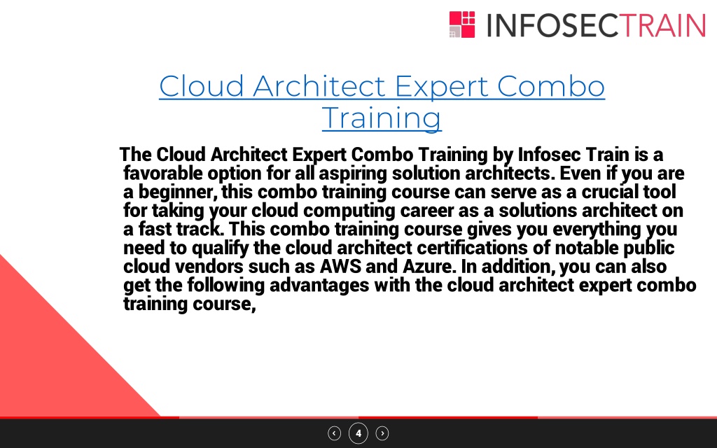 Ppt Cloud Architect Expert Combo Course Powerpoint Presentation Free