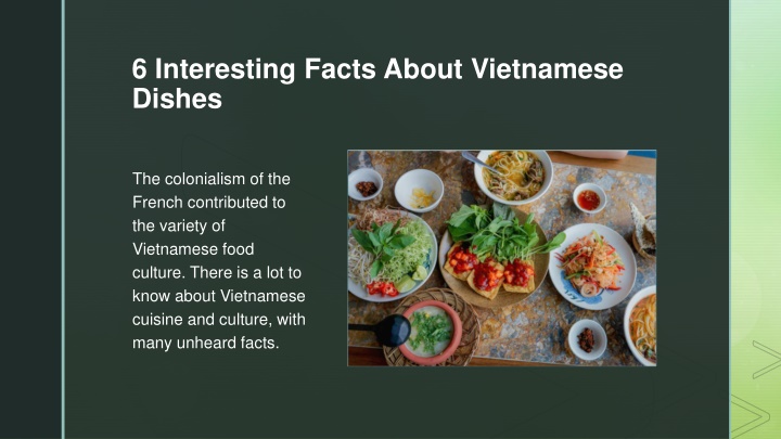 presentation about vietnamese food