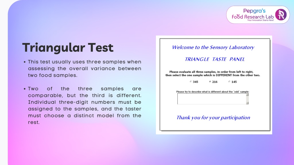 ppt-sensory-evaluation-methods-for-food-and-beverage-products