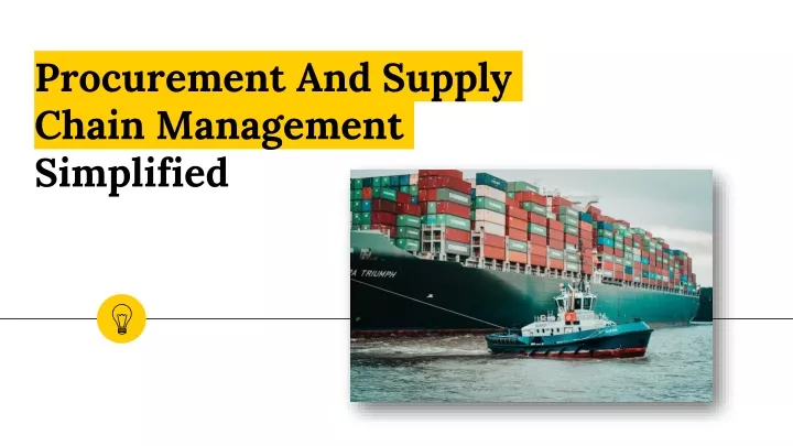 Ppt Procurement And Supply Chain Management Simplified Powerpoint