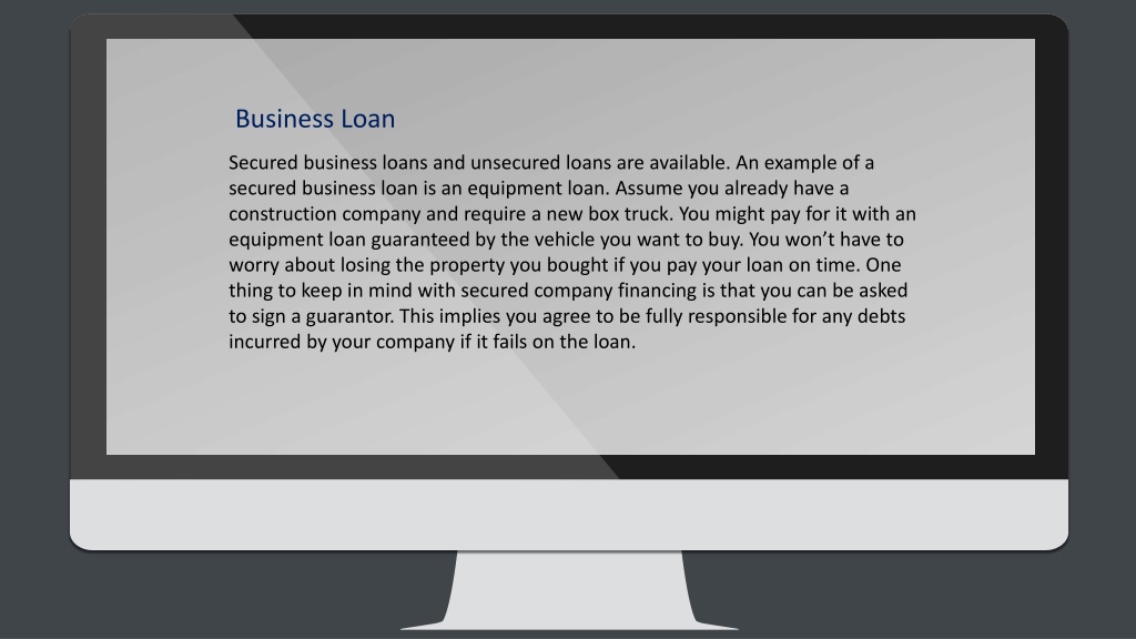 Ppt Understanding The Types Of Secured Loans With Anthony Punzone Powerpoint Presentation Id