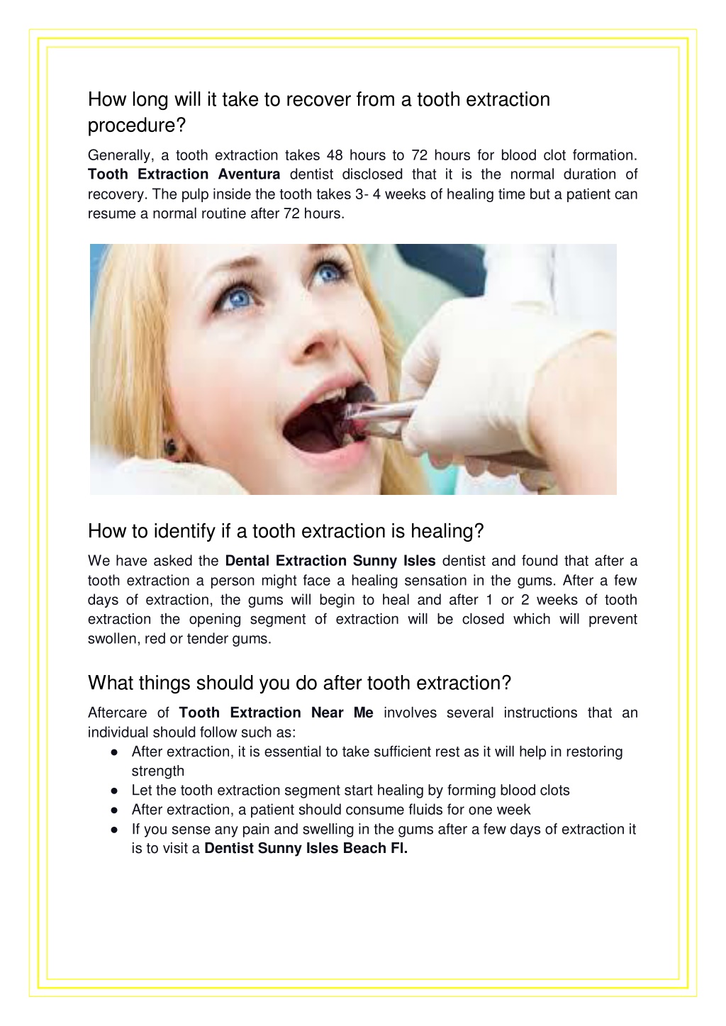 PPT - How To Deal With Tooth Extraction PowerPoint Presentation, free ...