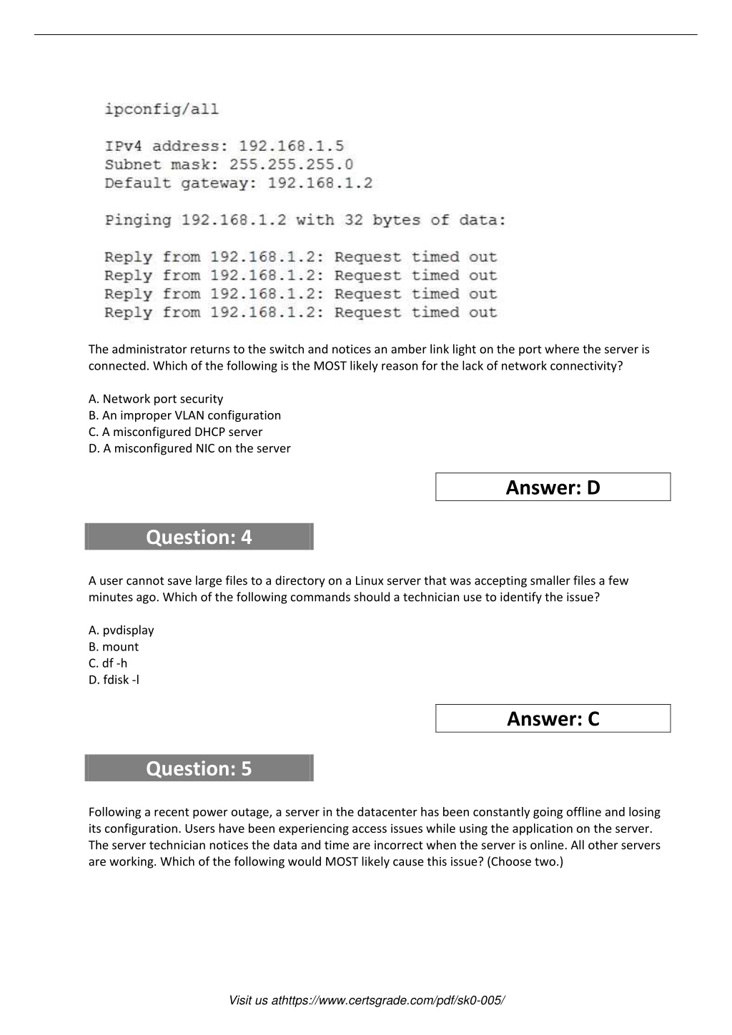 SK0-005 Prüfungs-Guide