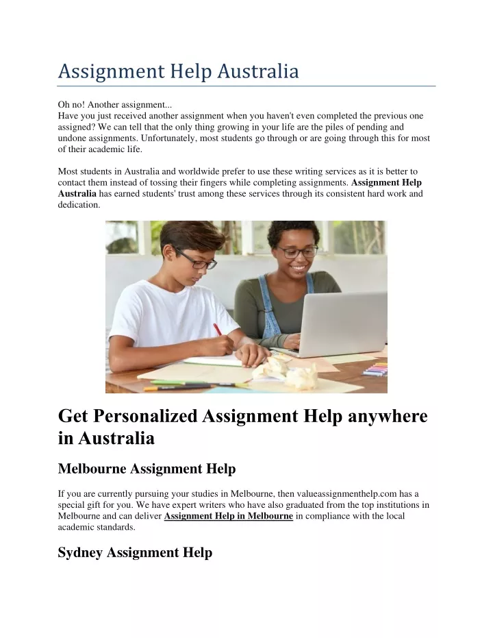 assignment help australia free