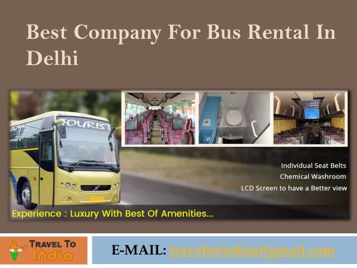 best company for bus rental in delhi n.