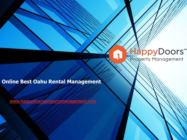 Online Best Oahu Rental Management - www.happydoorspropertymanagement.com