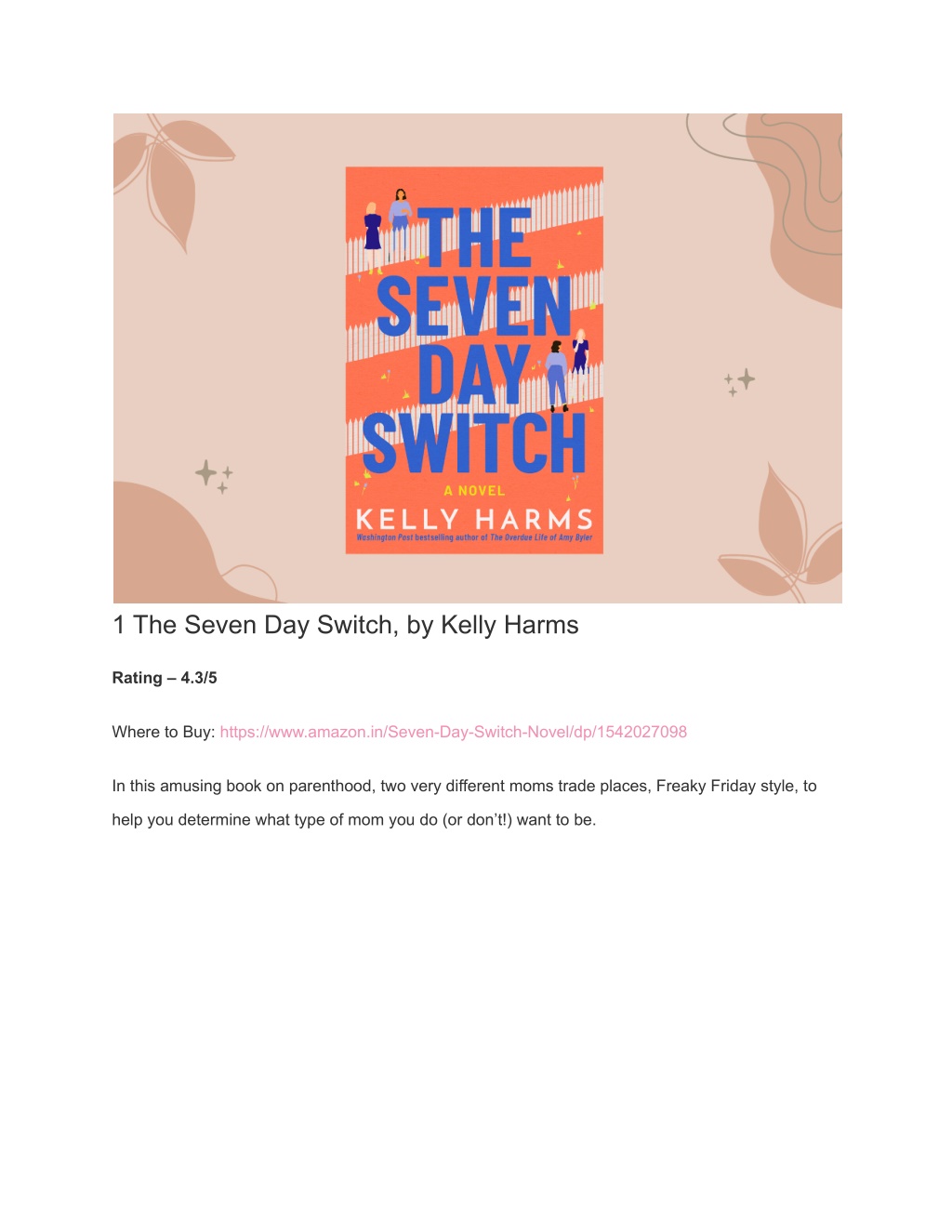 The Seven Day Switch by Kelly Harms