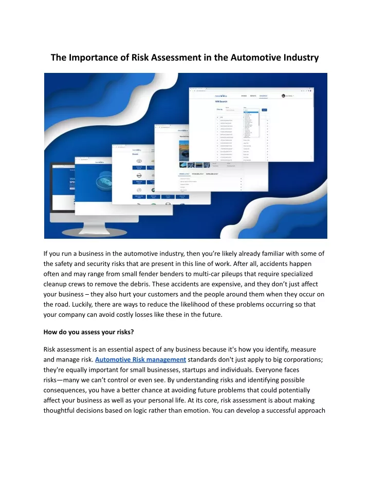 ppt-the-importance-of-risk-assessment-in-the-automotive-industry