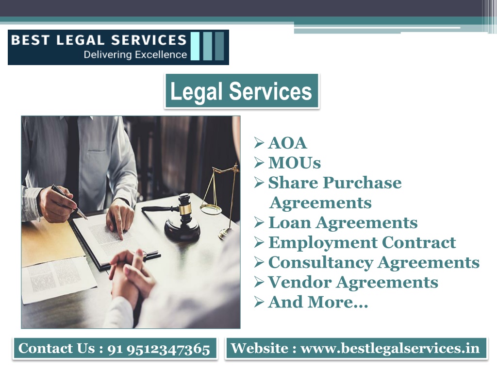 PPT - Best Legal Services in India PowerPoint Presentation, free ...