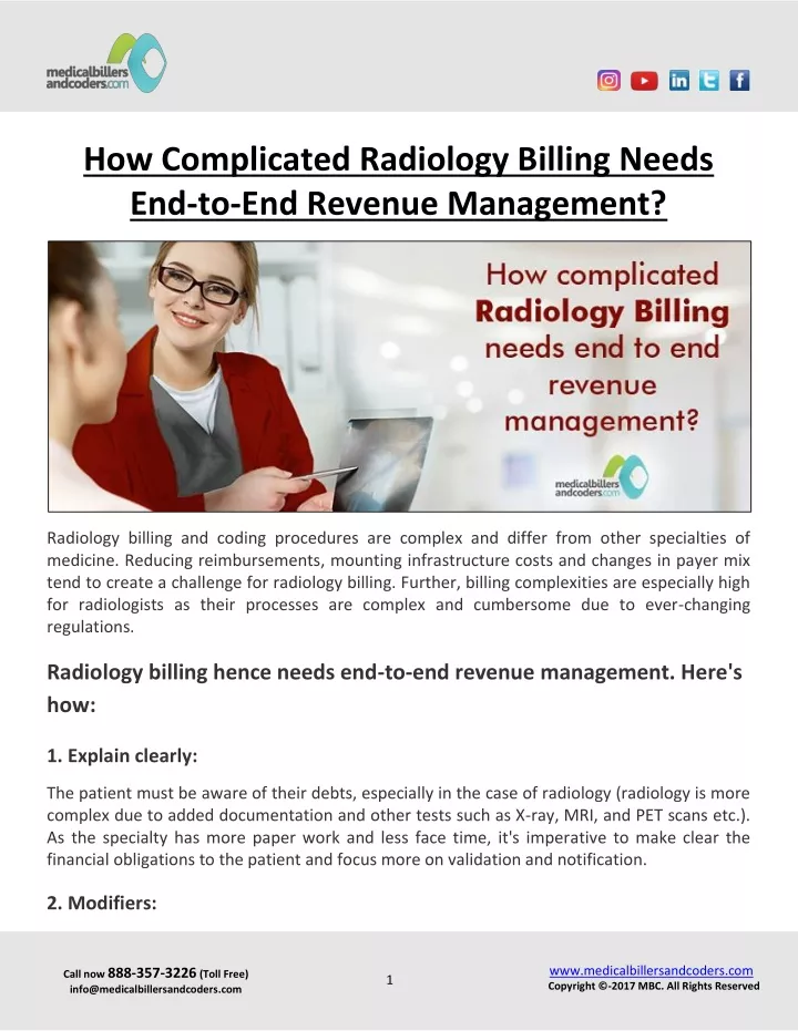 PPT How Complicated Radiology Billing Needs EndtoEnd Revenue