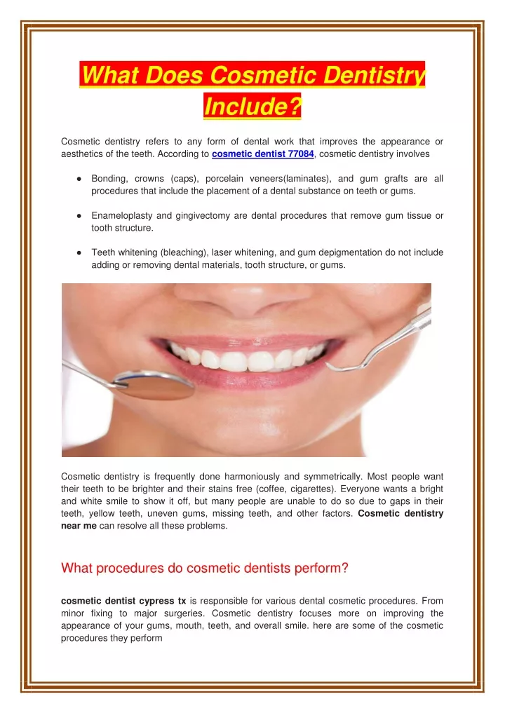 ppt-what-does-cosmetic-dentistry-include-powerpoint-presentation-free-download-id-11355661