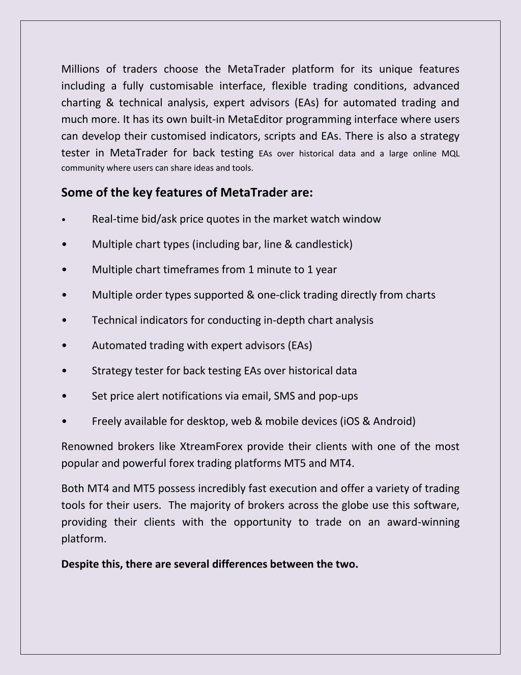 PPT - Difference Between MT4 And MT5 Trading Platforms 2 PowerPoint ...