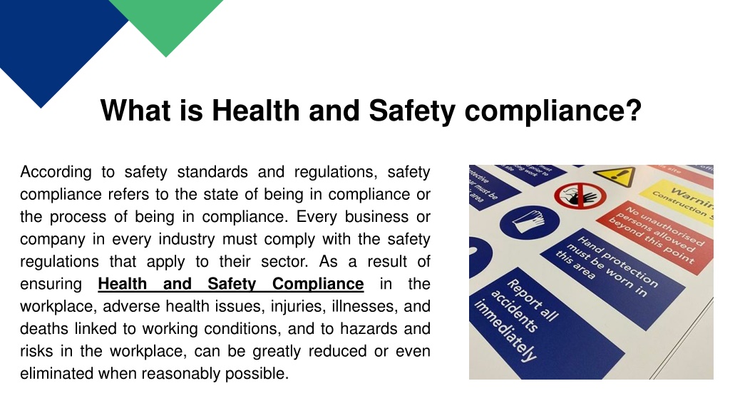 Ppt - The Importance Of Health And Safety Compliance In The Work Place 