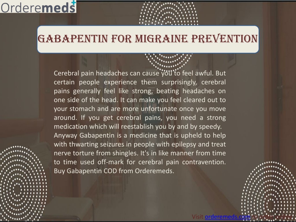 gabapentin and migraine