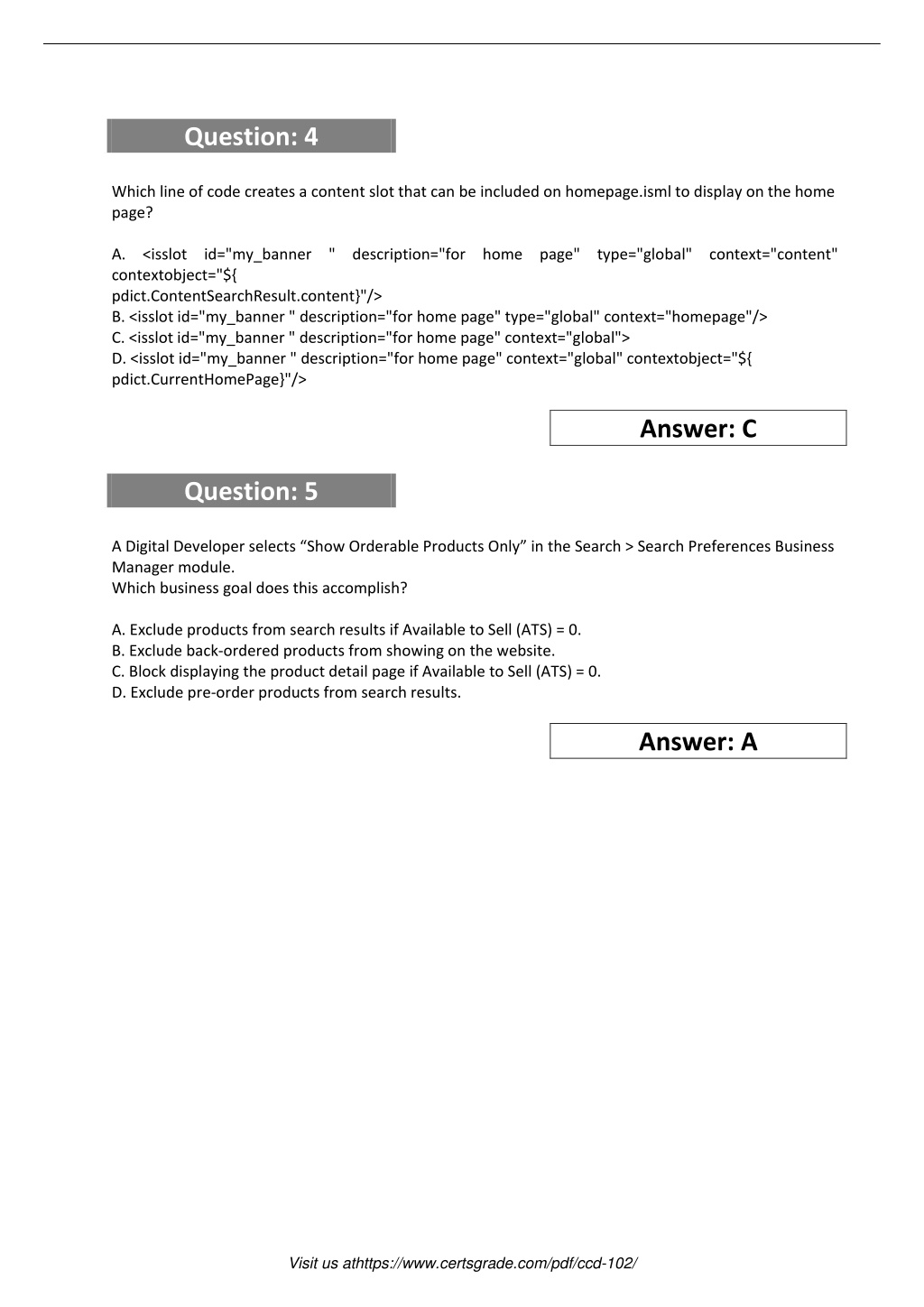 CCD-102 Detailed Answers