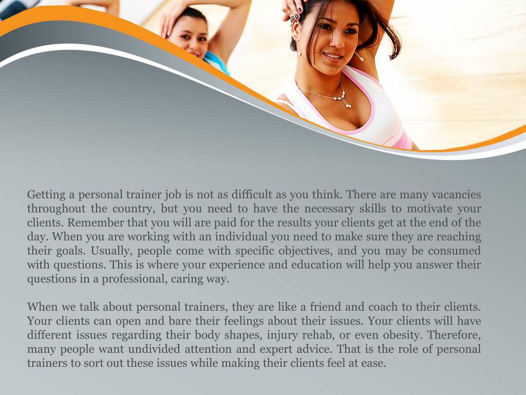 PPT - Find best Personal Trainer Jobs Onine PowerPoint Presentation ...
