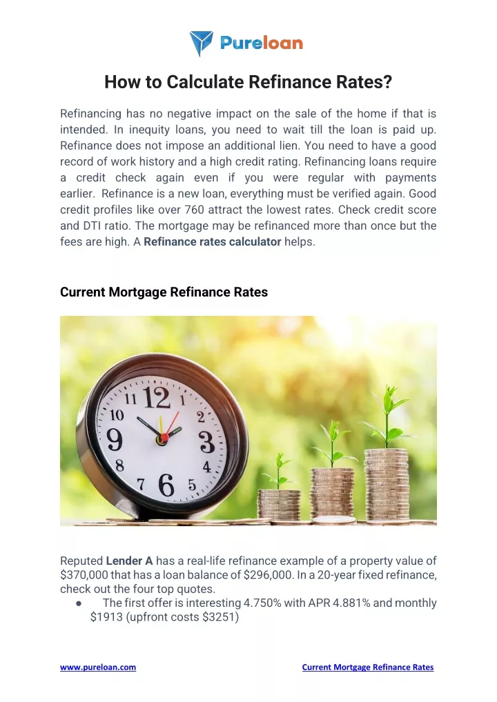 How To Calculate Refinance