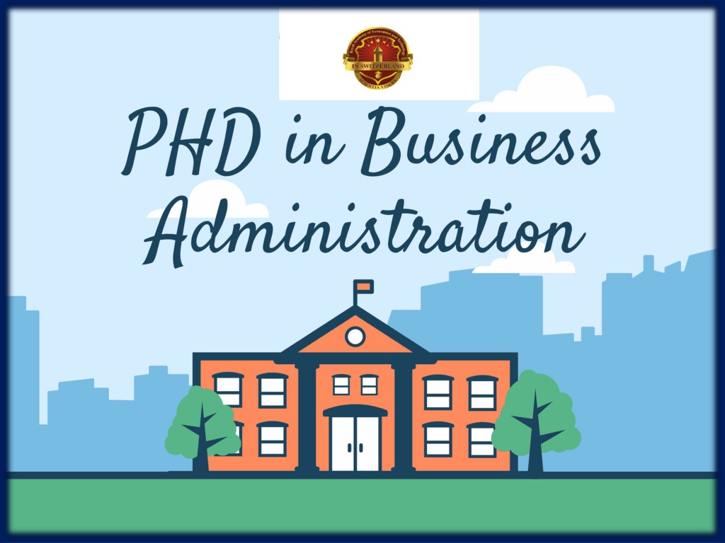 phd business administration noun