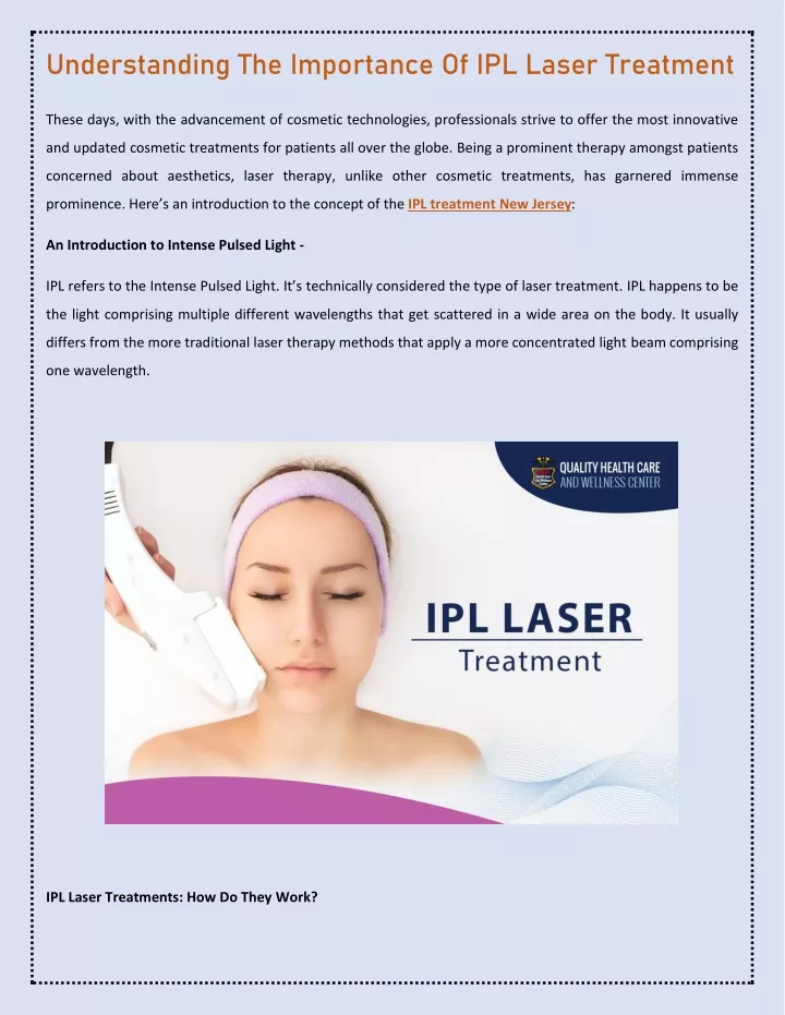 PPT - Understanding The Importance Of IPL Laser Treatment PowerPoint ...