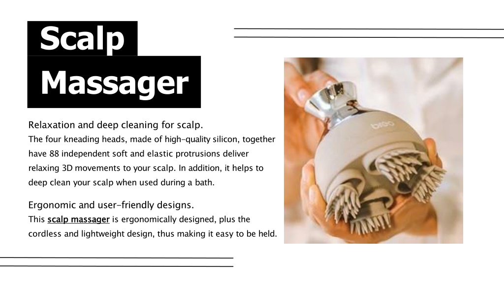 Ppt Scalp Massager Powerpoint Presentation Free Download Id11359186