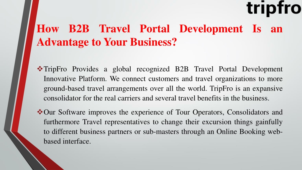 PPT - B2B Travel Portal PowerPoint Presentation, Free Download - ID ...