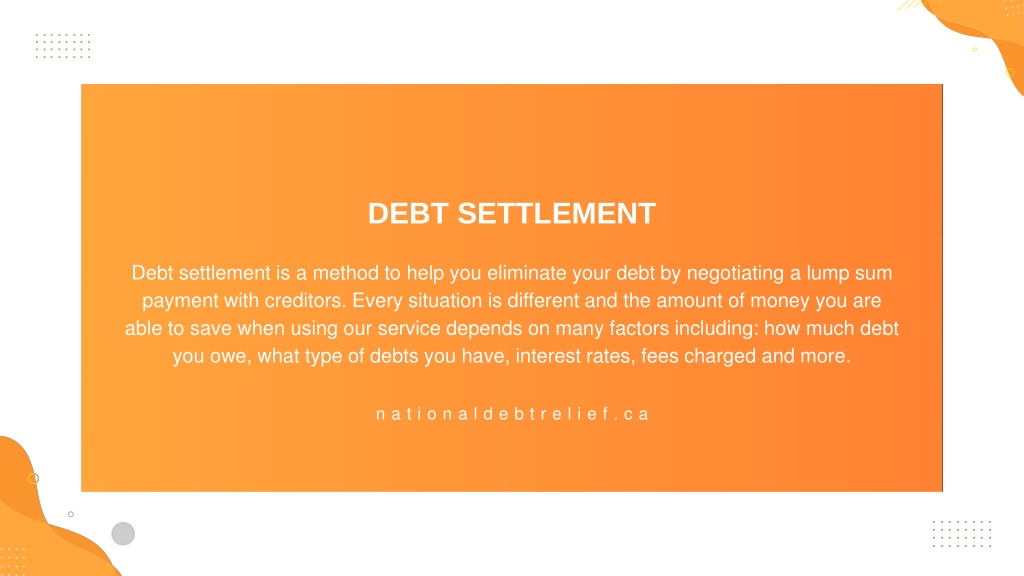 Ppt Debt Settlement Powerpoint Presentation Free Download Id11361267 4477