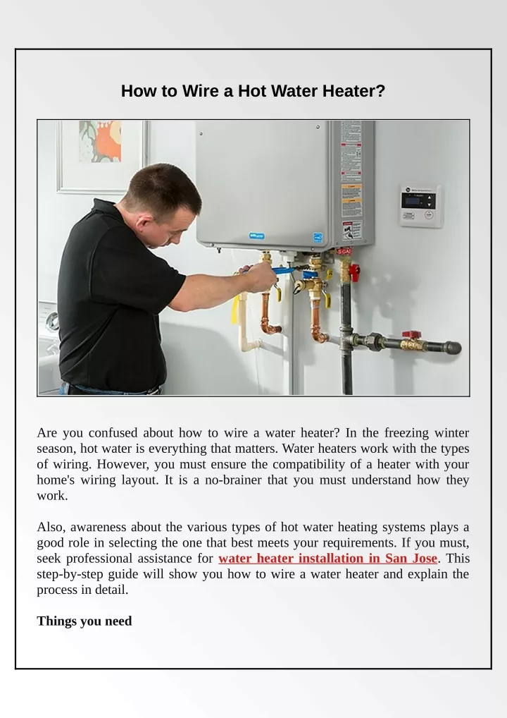 PPT How Do You Wire a Hot Water Heater? PowerPoint Presentation, free