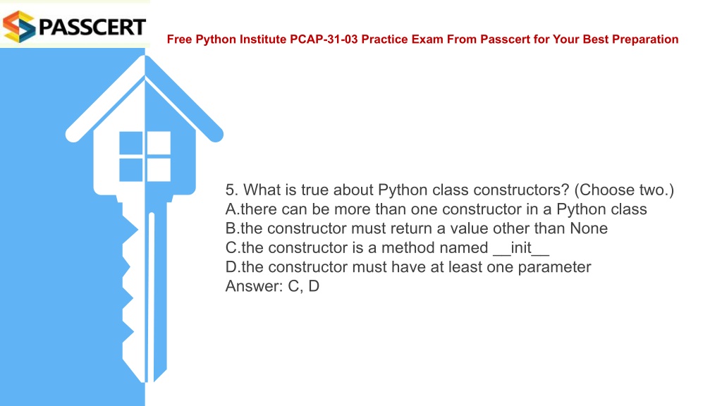 Certification PCAP-31-03 Test Answers