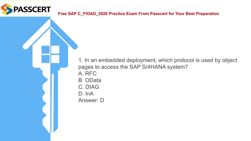 Valid C-FIOAD-2020 Exam Experience