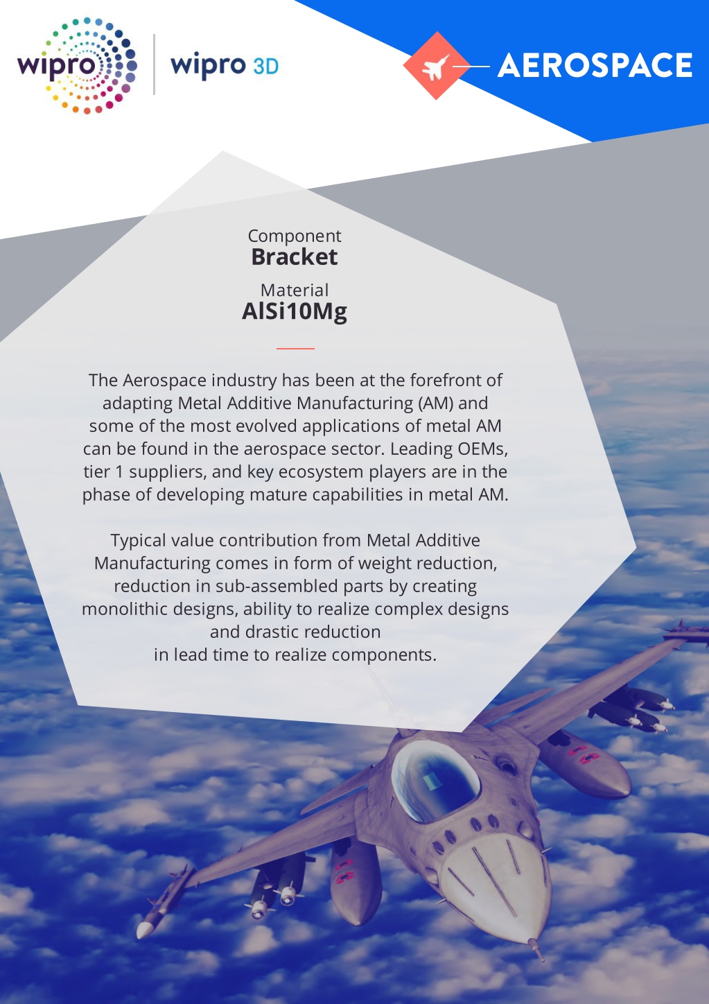 PPT 3dprintingin aerospacebracket PowerPoint Presentation, free download ID11362871