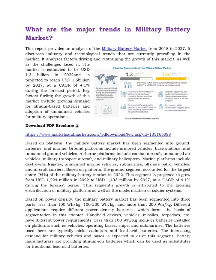 PPT Military Battery Market Drivers And Challenges PowerPoint ppt-military-battery-market-drivers-and-challenges-powerpoint