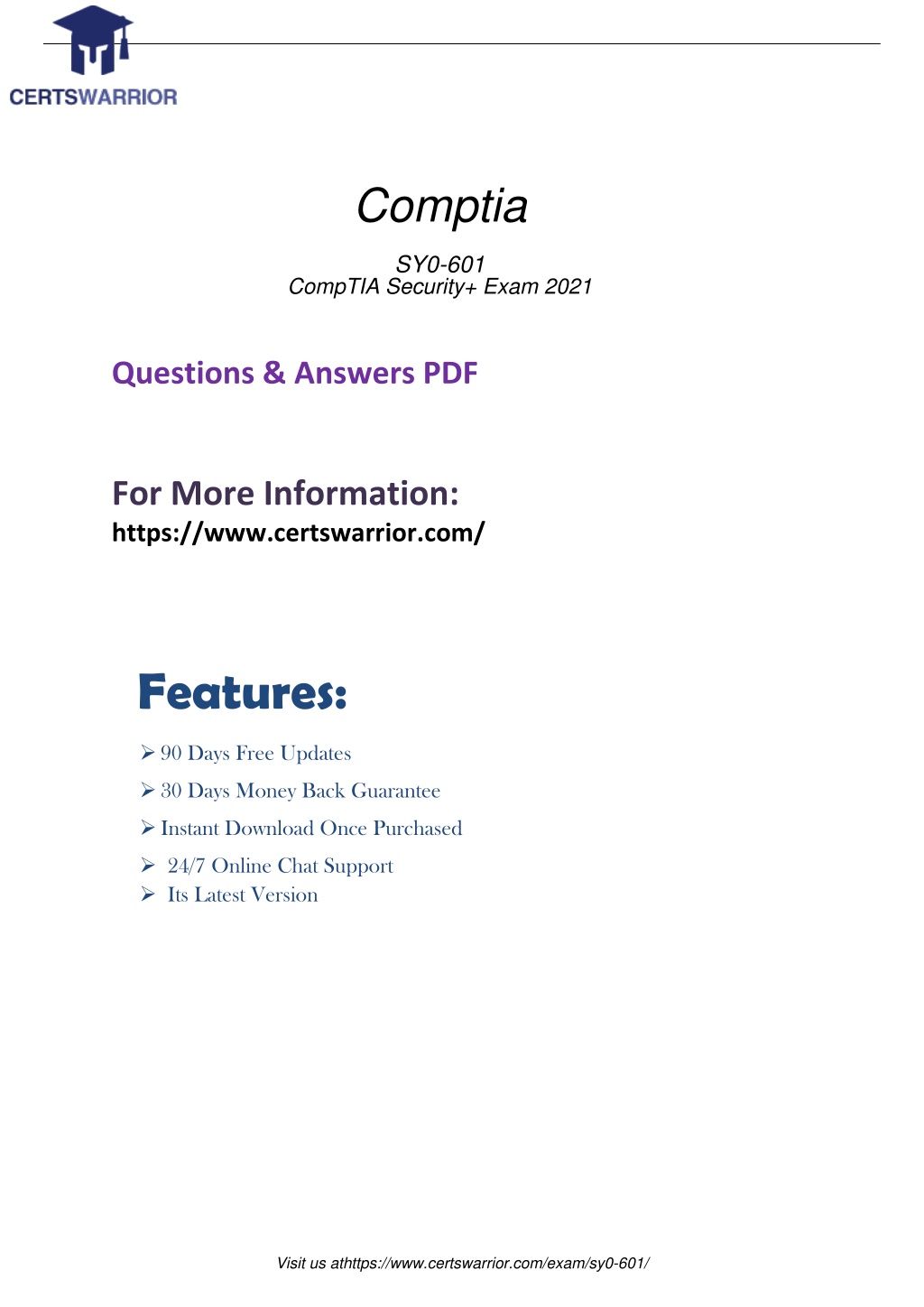 PPT - 100% Valid CompTIA Security SY0 601 Study Guide PDF PowerPoint Sns-Brigh10