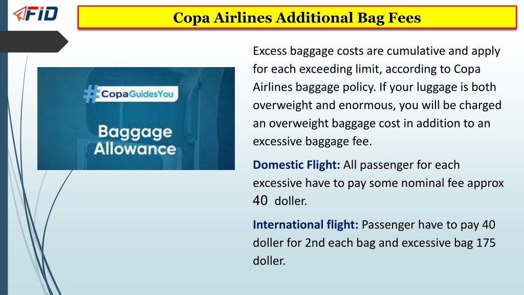 PPT Copa Airlines Baggage Policy PowerPoint Presentation, free