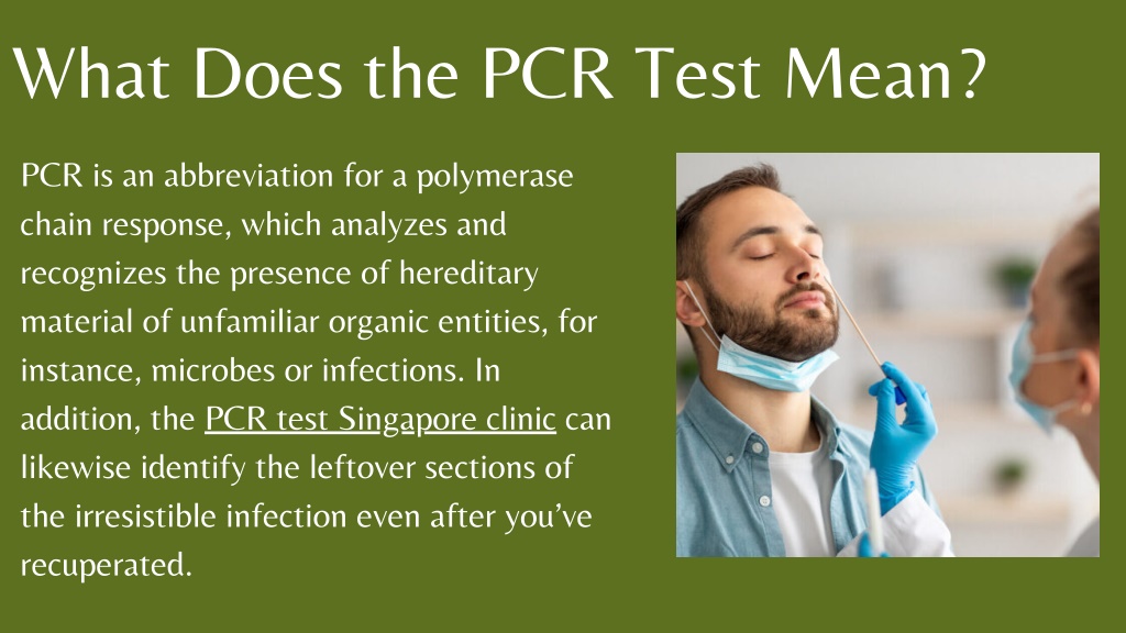 pcr test presentation