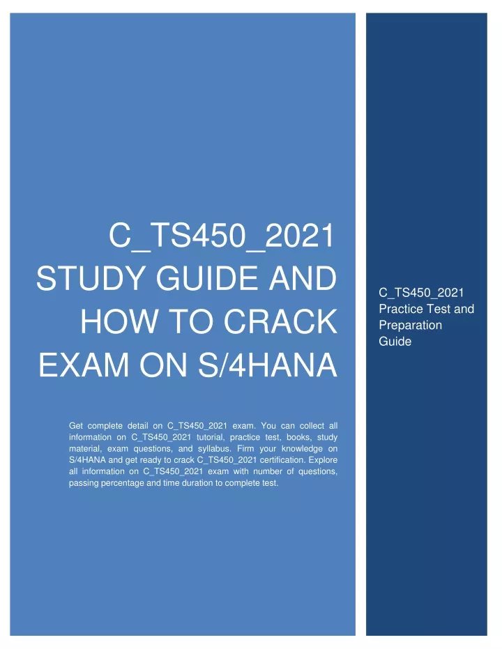 C-TS450-2021 PDF Demo