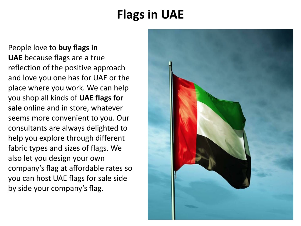 PPT - Flags in UAE PowerPoint Presentation, free download - ID:11371767