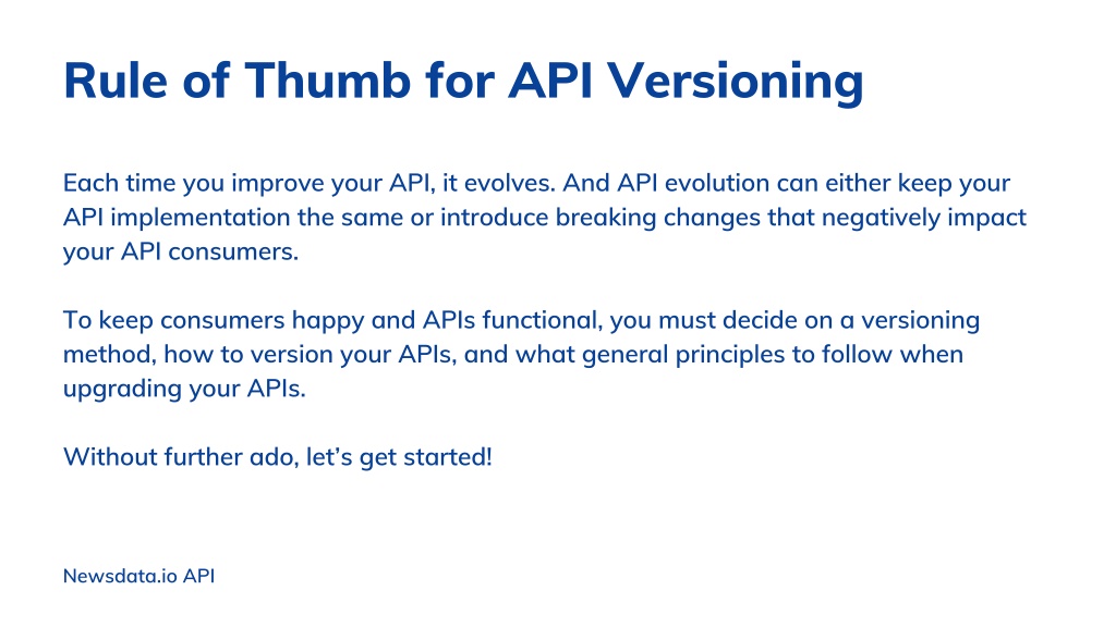 PPT - Versioning Best Practices For API Architecture PowerPoint ...