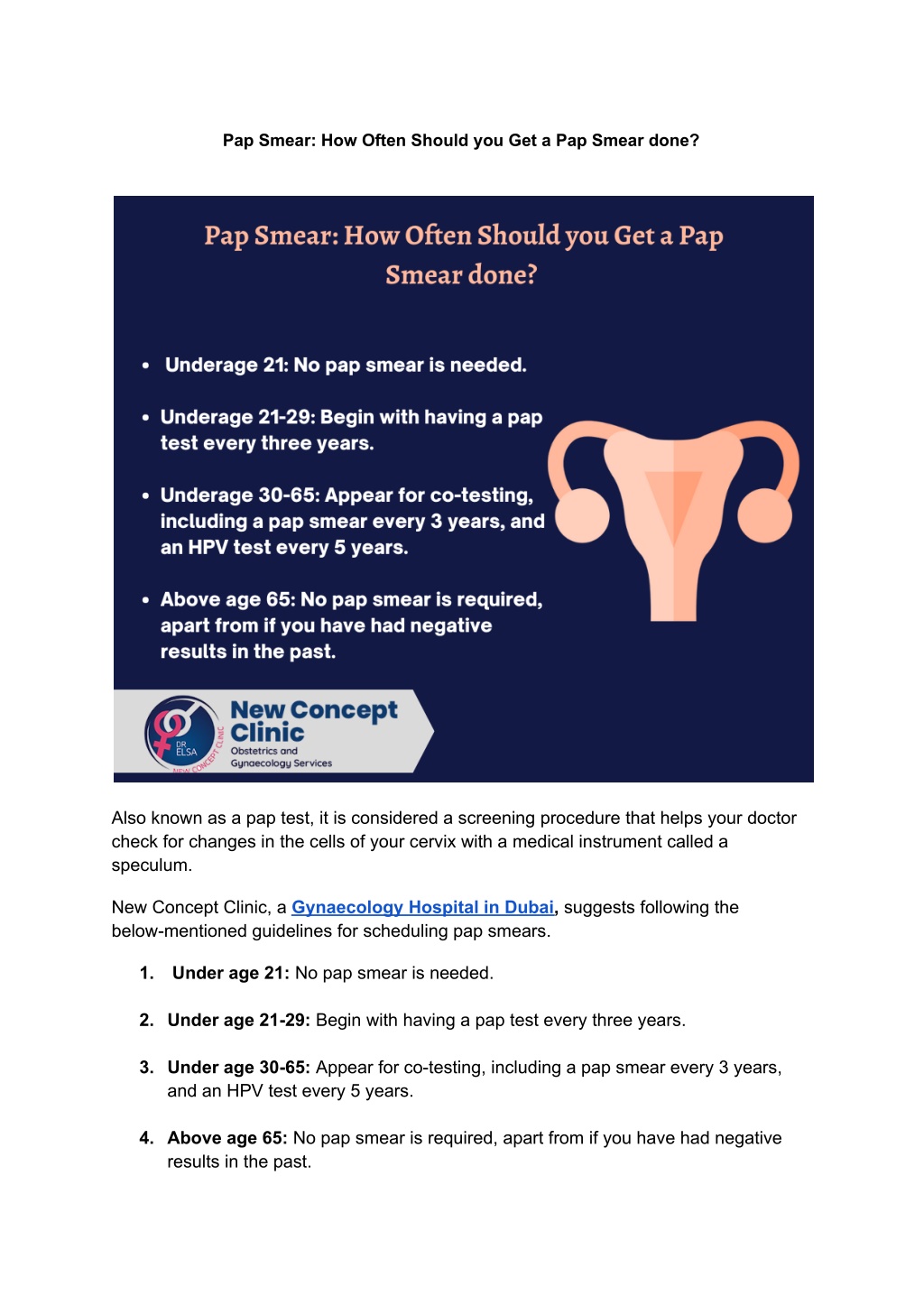 PPT - (Info) Pap Smear_ How Often You Should Get A Pap Smear Done ...