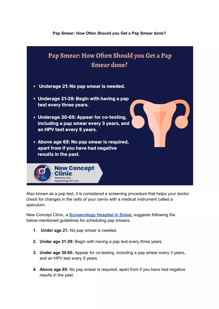Ppt Info Pap Smear How Often You Should Get A Pap Smear Done Powerpoint Presentation Id