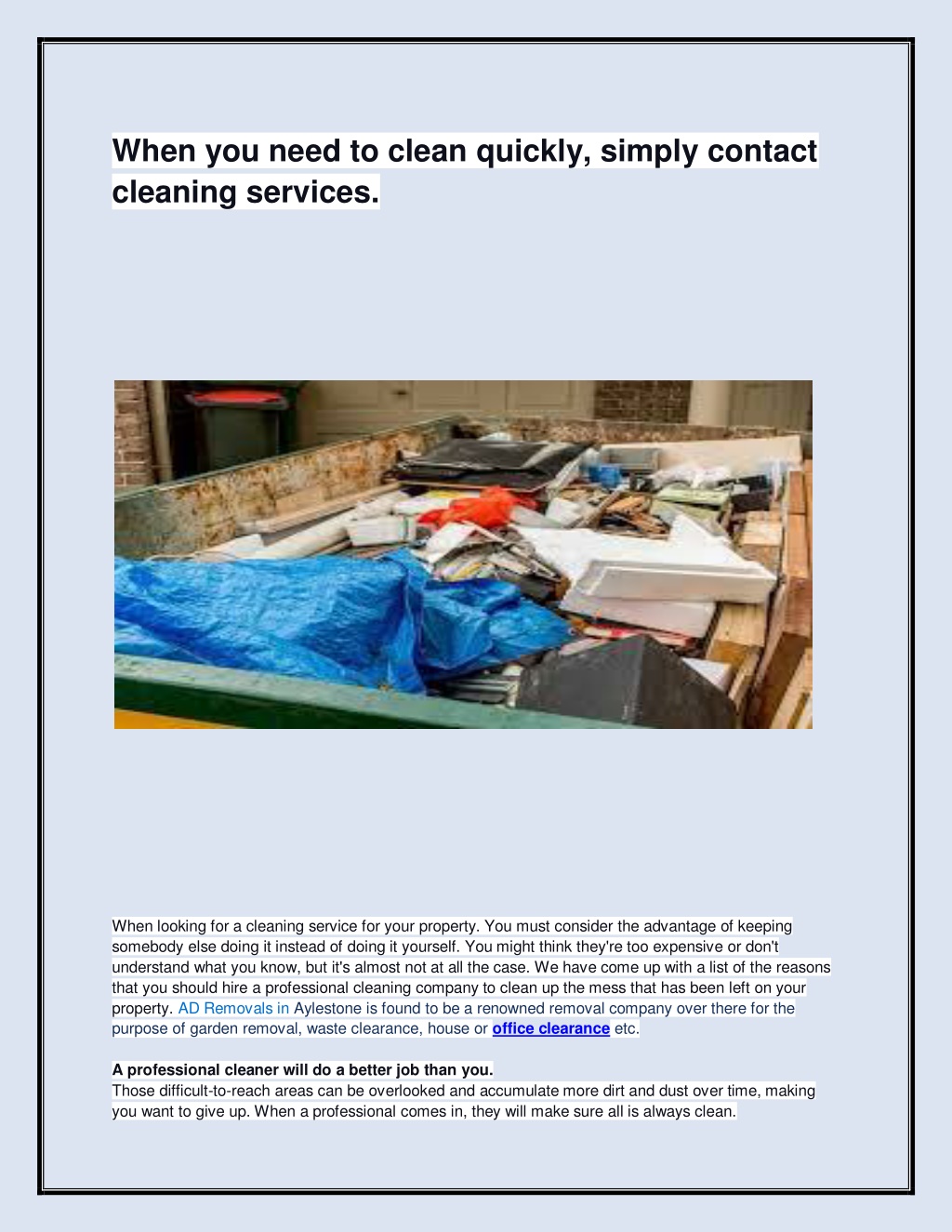 PPT - Find the best Waste Clearance in Westcotes PowerPoint ...