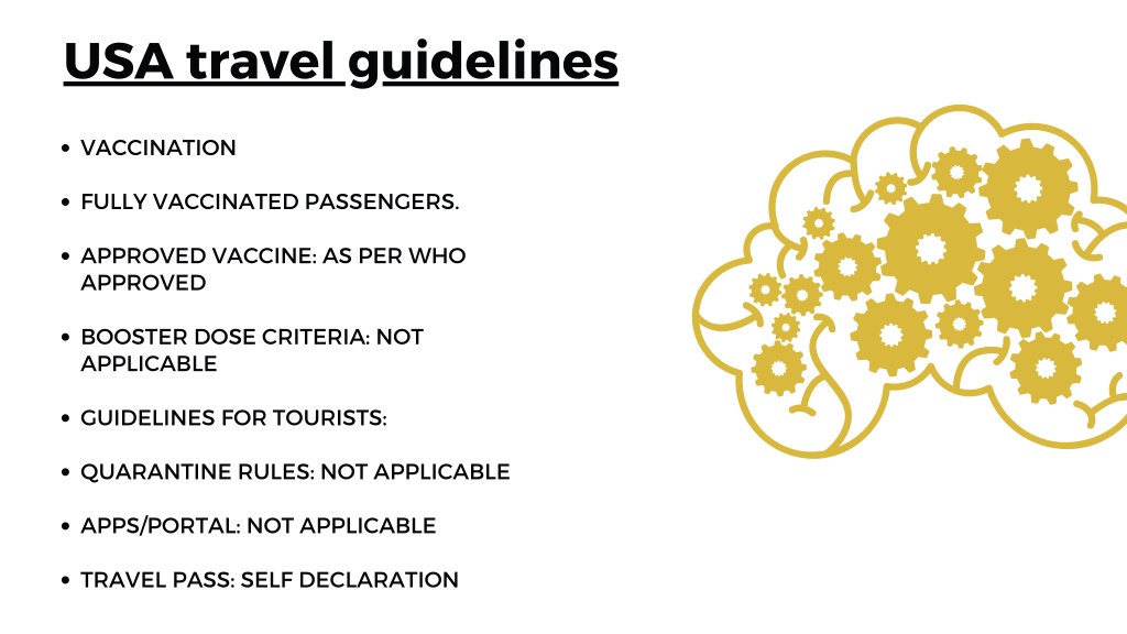 us guidelines for travel