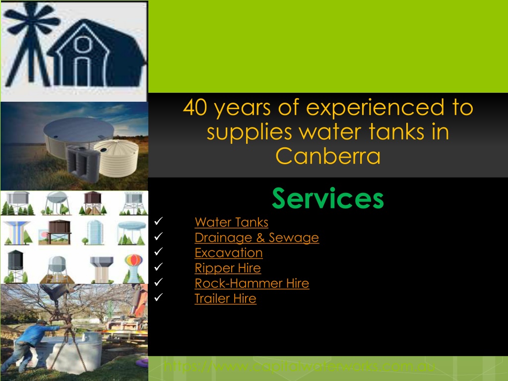 PPT Capital Water Tank Water Tank Guideline Act In Canberra 