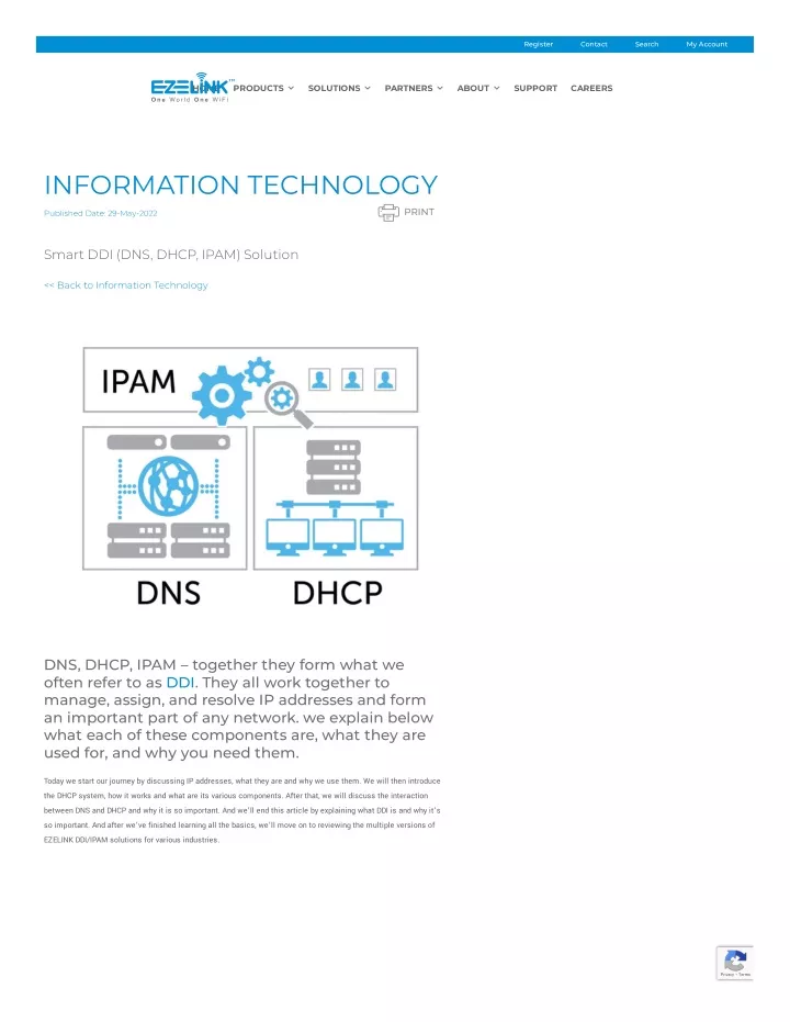 Ppt Ezelink Com I Information Technology Smart Ddi Dns Dhcp Ipam Solution Powerpoint