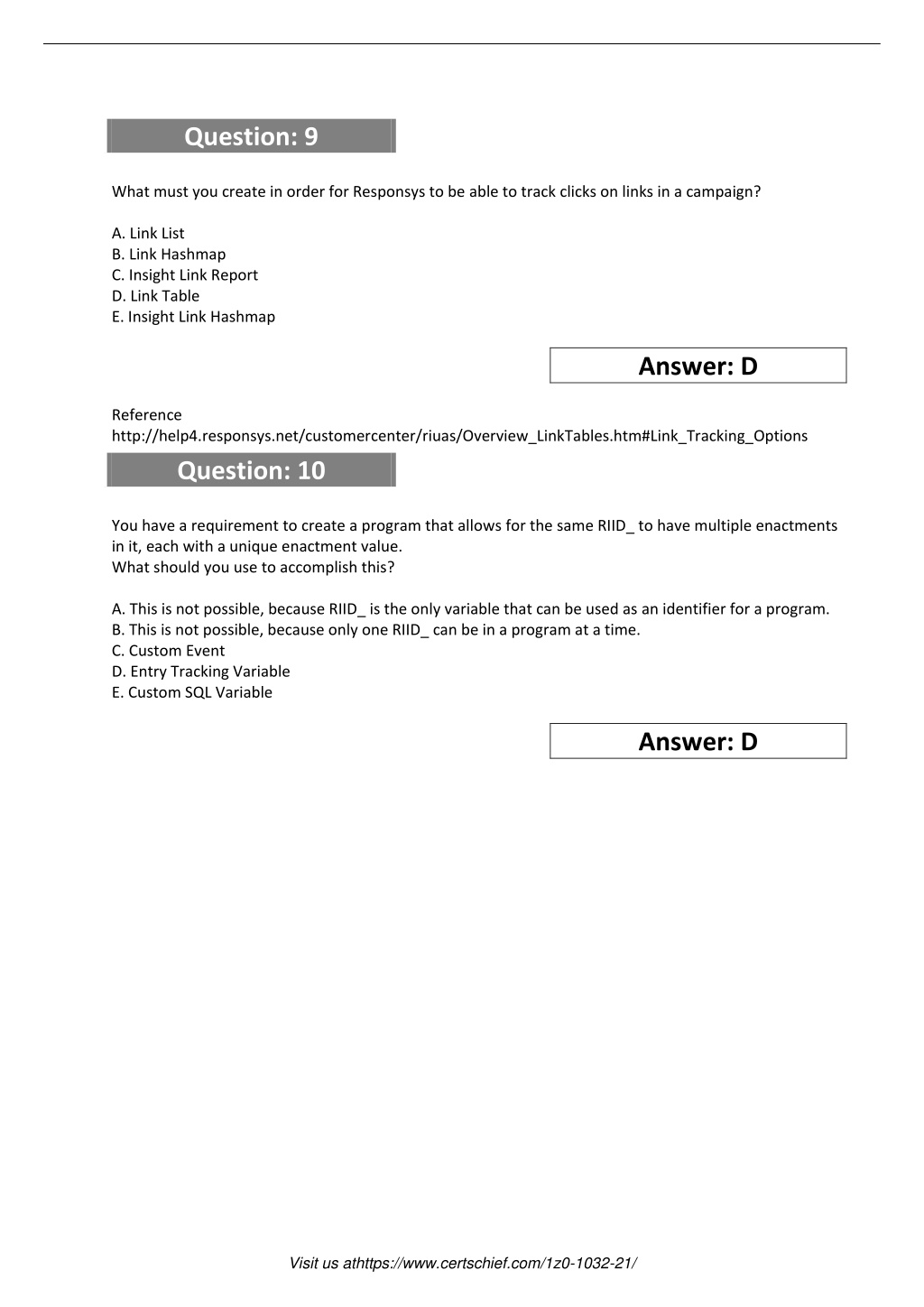 1z0-1032-22 Fragen&Antworten