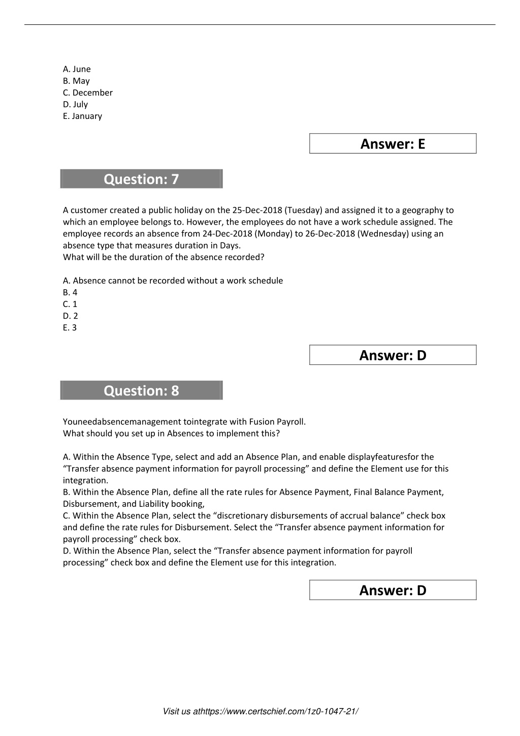 Reliable 1z0-1047-22 Test Question