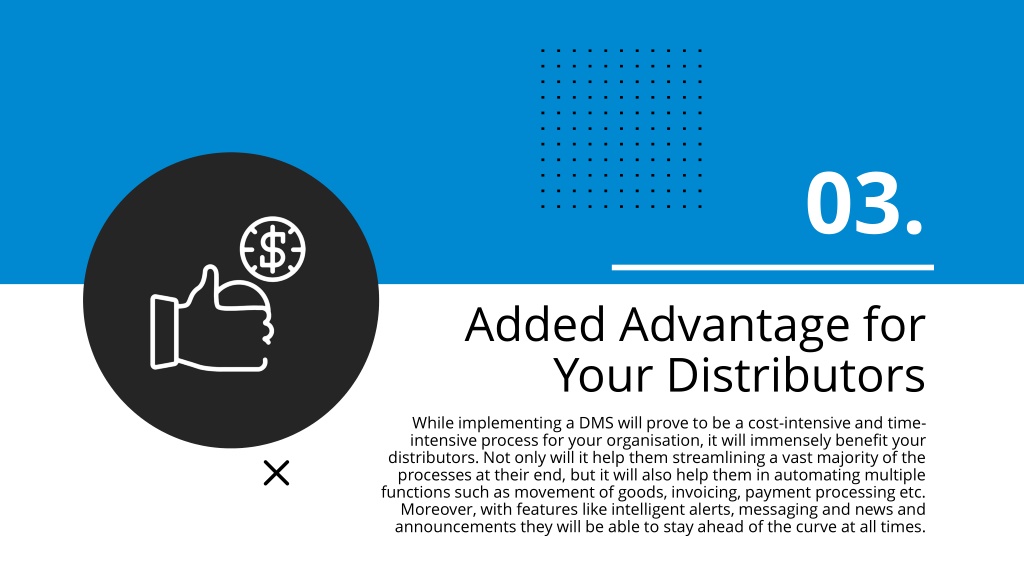 PPT Distributor&consumer management system PowerPoint Presentation